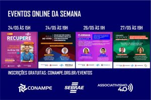 Agenda de eventos da semana